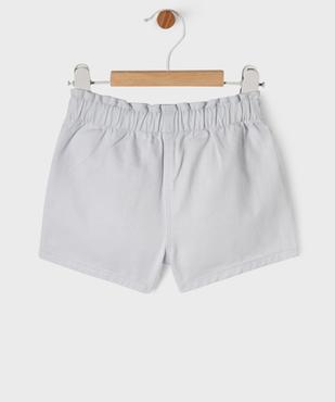Short en twill de coton bébé fille vue6 - GEMO(BEBE DEBT) - GEMO