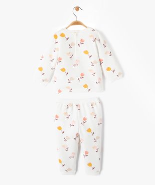 Pyjama 2 pièces imprimé en molleton bébé vue4 - GEMO(BB COUCHE) - GEMO