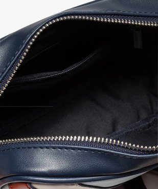 Sac femme forme besace multicolore vue3 - GEMO (ACCESS) - GEMO