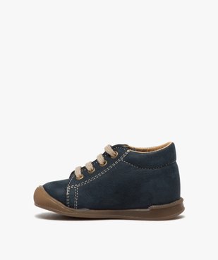 Chaussures premiers pas bébé garçon motif ourson vue3 - GEMO(BEBE DEBT) - GEMO