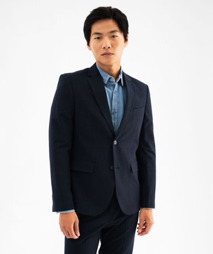 Veste de costume à carreaux homme vue1 - GEMO (HOMME) - GEMO