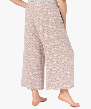 Pantalon de pyjama femme imprimé vue3 - GEMO(HOMWR FEM) - GEMO