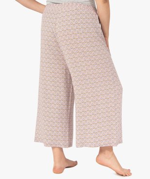 Pantalon de pyjama femme imprimé vue3 - GEMO(HOMWR FEM) - GEMO