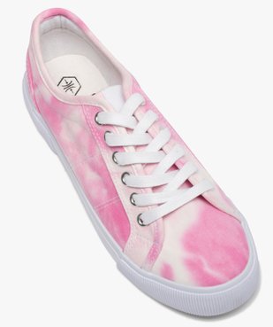Tennis femme en toile unie effet tie and dye vue5 - GEMO (SPORTSWR) - GEMO