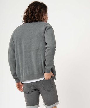 Gilet homme à fermeture zippée et col montant vue3 - GEMO (HOMME) - GEMO