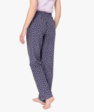 Pantalon de pyjama femme à motifs fleuris vue3 - Nikesneakers(HOMWR FEM) - Nikesneakers