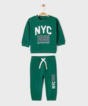 Ensemble de jogging 2 pièces bébé garçon vue2 - GEMO 4G BEBE - GEMO