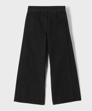 Jean wide leg en denim 100 % coton fille vue4 - GEMO (ENFANT) - GEMO