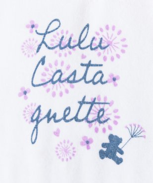 Pyjama bébé en velours imprimé  col Claudine - LuluCastagnette vue2 - LULUCASTAGNETTE - GEMO