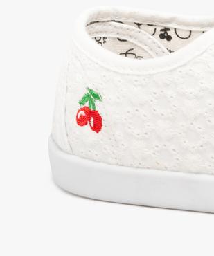 Tennis en toile à semelle fine et bout couvert femme - Le Temps des Cerises vue6 - SHOES BY LTDC - GEMO