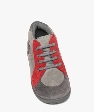 Chaussures premiers pas bébé garçon en cuir vue5 - GEMO(BEBE DEBT) - GEMO