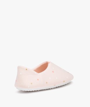 Chaussons femme souples en jersey à motifs vue4 - GEMO(HOMWR FEM) - GEMO