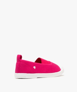 Chaussures en toile avec élastique et bout renforcé fille vue4 - LOVELY WINGS - GEMO