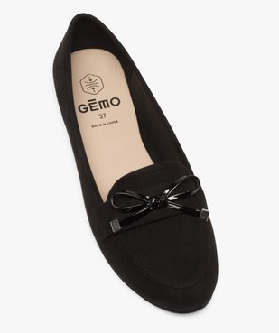 Mocassins femme à talon plat et nœud sur le dessus vue5 - GEMO (CASUAL) - GEMO