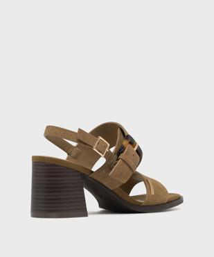 Sandales à talon avec bride arrière femme - LuluCastagnette vue4 - LULUCASTAGNETTE - GEMO