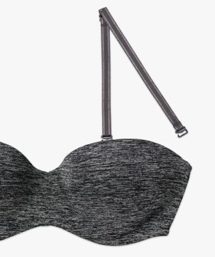 Soutien-gorge bandeau en microfibre avec bretelles muti-positions vue5 - GEMO(HOMWR FEM) - GEMO