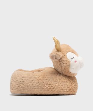 Chaussons 3D en forme de renne avec paillettes fille vue1 - GEMO (ENFANT) - GEMO