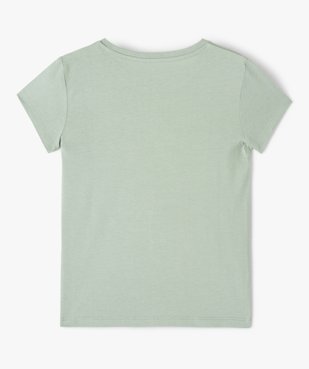 Tee-shirt fille imprimé à sequins réversibles vue3 - GEMO (ENFANT) - GEMO