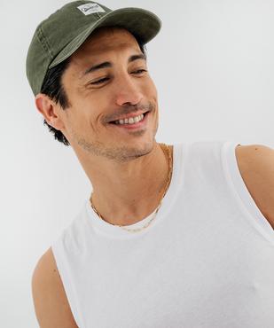 Tee-shirt sans manches en jersey de coton homme vue3 - GEMO 4G HOMME - GEMO