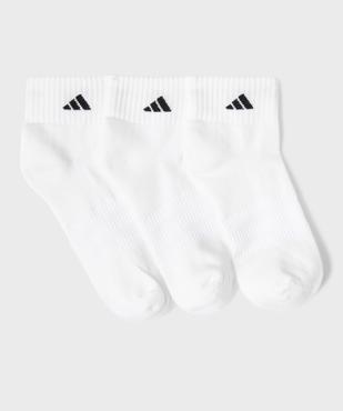 Chaussettes de sport tige basse en maille bouclette garçon - Adidas (lot de 3 paires) vue1 - ADIDAS - GEMO