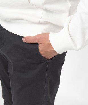 Pantalon chino coupe slim en coton stretch homme vue2 - GEMO (HOMME) - GEMO