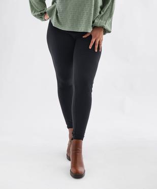 Legging en coton stretch femme grande taille  vue1 - GEMO (G TAILLE) - GEMO