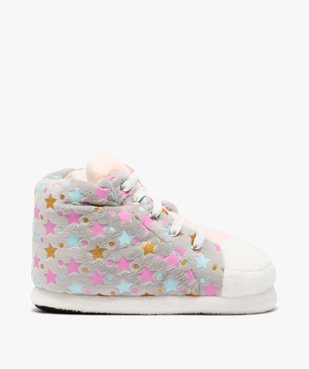 Chaussons fille 3D en forme de baskets montantes vue1 - GEMO 4G FILLE - GEMO