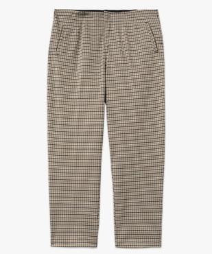 Pantalon 7/8ème à motif pied-de-poule femme grande taille vue4 - GEMO (G TAILLE) - GEMO