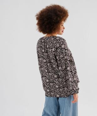 Chemise imprimée en viscose femme grande taille vue3 - GEMO 4G GT - GEMO