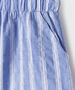 Short à rayures pour fille vue2 - GEMO (ENFANT) - GEMO