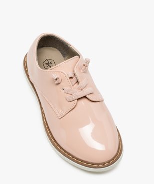 Derbies fille vernies à lacets élastiques vue5 - GEMO (ENFANT) - GEMO