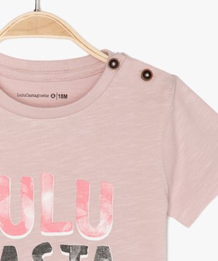 Tee-shirt bébé garçon imprimé - Lulu Castagnette vue2 - LULUCASTAGNETTE - GEMO