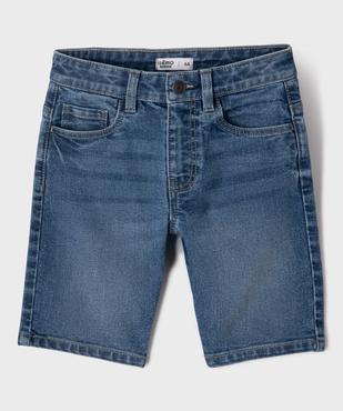 Bermuda en jean coupe skater en denim extensible garçon vue2 - GEMO 4G GARCON - GEMO