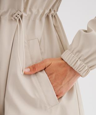 Imperméable à capuche femme vue3 - GEMO(FEMME PAP) - GEMO