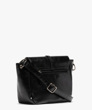 Sac femme en matière veinée aspect brillant vue2 - GEMO (ACCESS) - GEMO