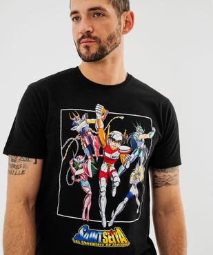 Tee-shirt manches courtes en coton imprimé homme - Les Chevaliers du Zodiaque vue2 - CHEVALIERS DU ZODIAQUE - GEMO