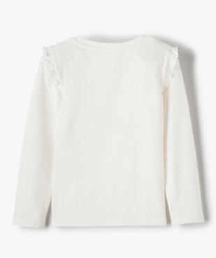 Tee-shirt fille avec motifs multimatières – Lulu Castagnette vue4 - LULUCASTAGNETTE - GEMO