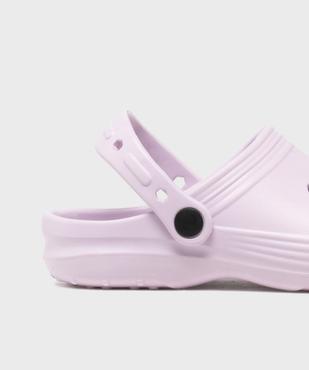 Sabots souples unis et perforés fille vue6 - GEMO (PLAGE) - GEMO