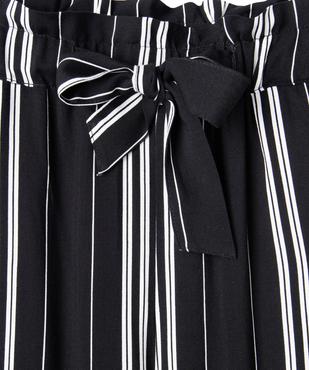 Pantalon fluide coupe large fille vue2 - GEMO 4G FILLE - GEMO