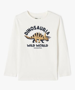 Tee-shirt à manches longues avec motif vue1 - GEMO (ENFANT) - GEMO