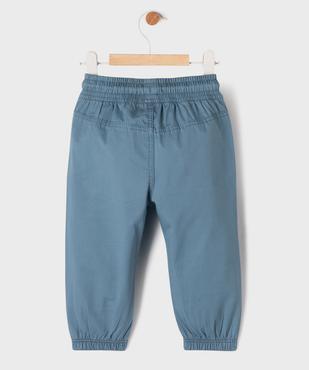 Pantalon jogger avec taille ajustable bébé garçon vue2 - GEMO(BEBE DEBT) - GEMO