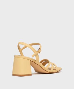 Sandales à talon trapèze et multibrides femme - Follow Me vue5 - FOLLOW ME - GEMO