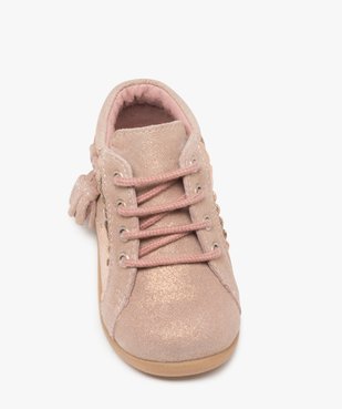 Chaussures premiers pas bébé fille irisées vue5 - GEMO(BEBE DEBT) - GEMO