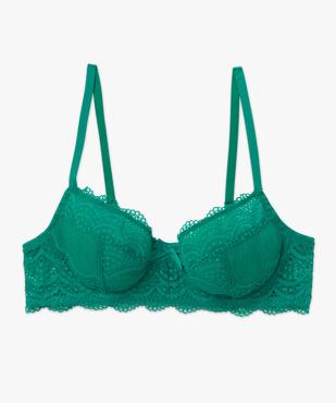 Soutien-gorge à armatures forme corbeille en dentelle vue4 - GEMO(HOMWR FEM) - GEMO