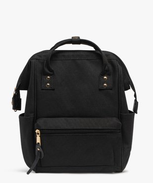 Sac à dos en textile à large ouverture femme vue1 - GEMO (ACCESS) - GEMO
