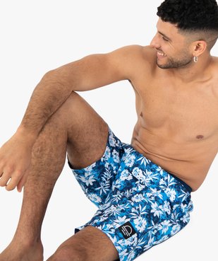 Short de surf homme à motifs fleuris vue1 - GEMO (PLAGE) - GEMO