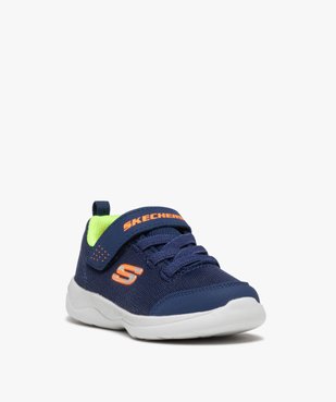 Baskets garçon légères en mesh détails fluo - Skechers vue2 - SKECHERS - GEMO