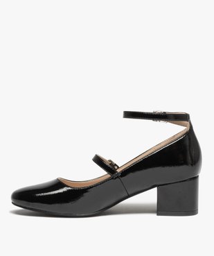 Escarpins vernis femme avec fines brides vue3 - GEMO(URBAIN) - GEMO