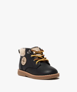 Boots bébé garçon zippés à col rembourré – Lulu Castagnette vue2 - LULU CASTAGNETT - GEMO