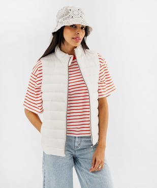 Doudoune fine sans manches à col montant femme vue1 - GEMO 4G FEMME - GEMO